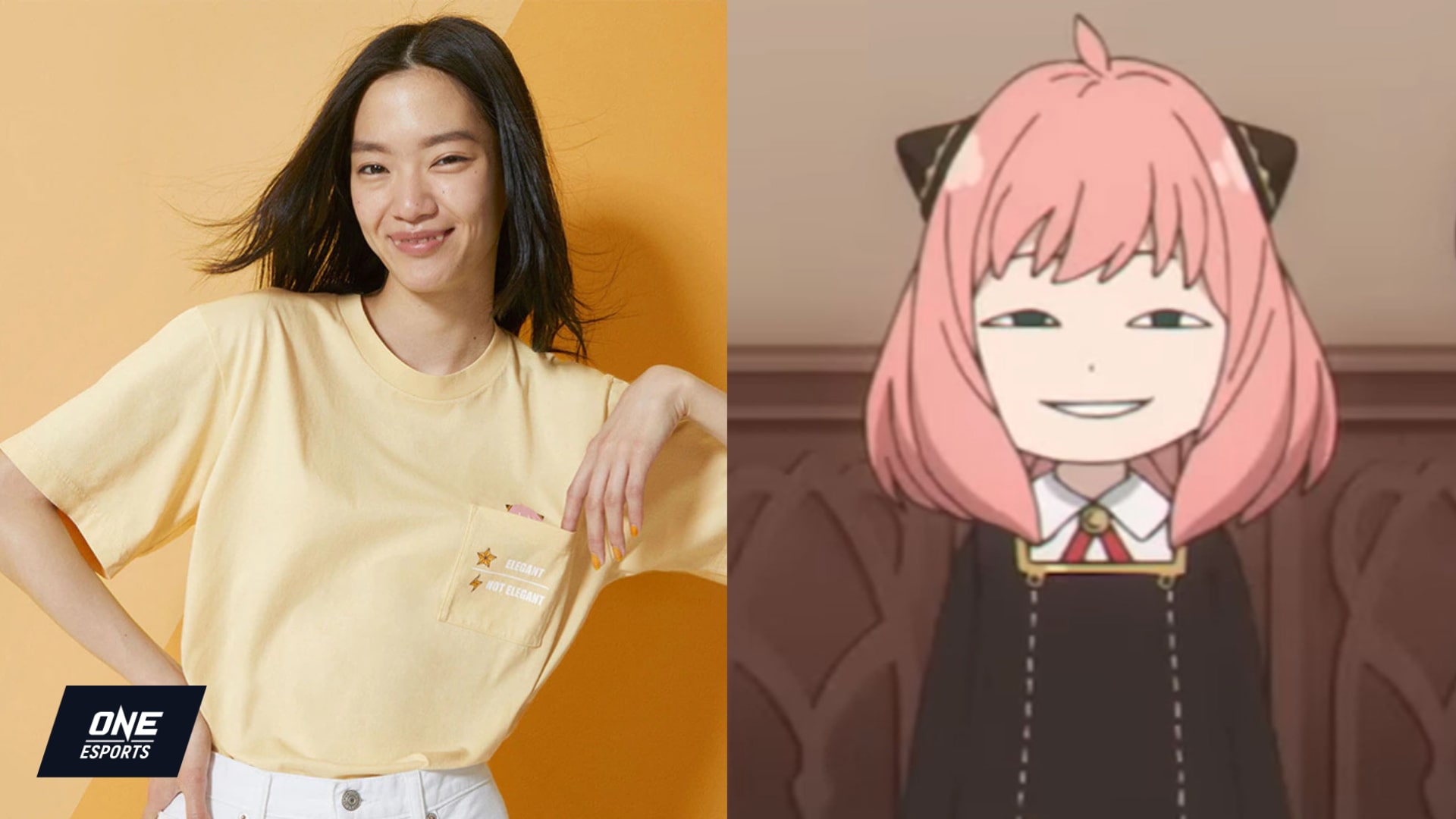 Uniqlo's Spy x Family shirt pays homage to Anya smug face meme