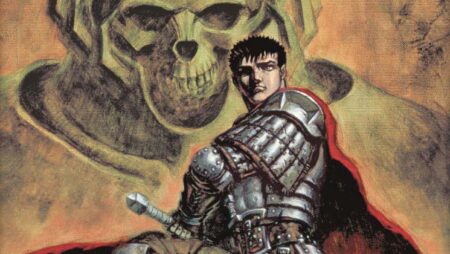 Skull Knight and Guts from Berserk