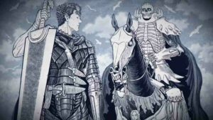 Guts and Skull Knight from Berserk Volume 41