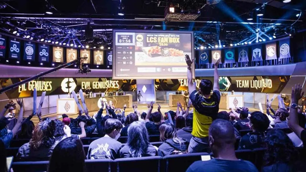 LCS Arena durante el LCS Spring Split 2022