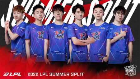 LNG Esports roster for LPL Summer Split 2022