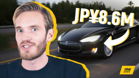 PewDiePie's Tesla car