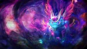 Dota 2 Puck Reminiscence of Dreams loading screen