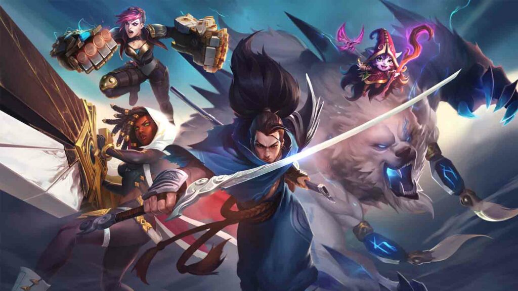 Important LoL splash hard with Vi, Senna, Yasuo, Volibear and Lulu