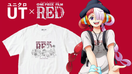 Uniqlo's One Piece Film Red collection poster featuring Uta