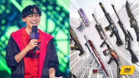 Sentinels TenZ at Masters Reykjavik 2022 and Episode 5 Act 1 Battle Pass weapon skins