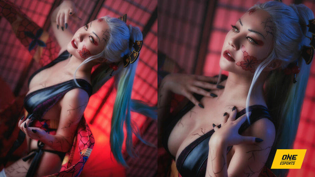 Gina Darling Daki Cosplay de Demon Slayers