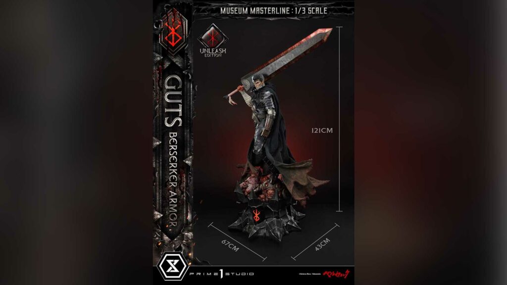 Berserk Museum Masterline Guts Berserker Armor Rage Edition Statue: 1/ –