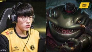 LSB Kael next to Tahm Kench of League of Legends
