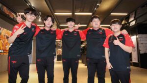 T1 LCK Challengers team at LCK CK Summer 2022