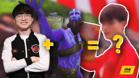 ONE Esports featured image of Zolo's Faker cosplay of Faker cosplaying Ryze