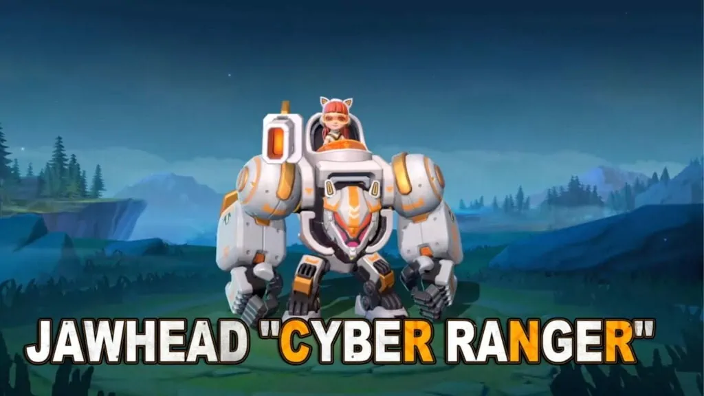 Modelo de personaje de piel Cyber ​​​​Ranger Jawhead MPL