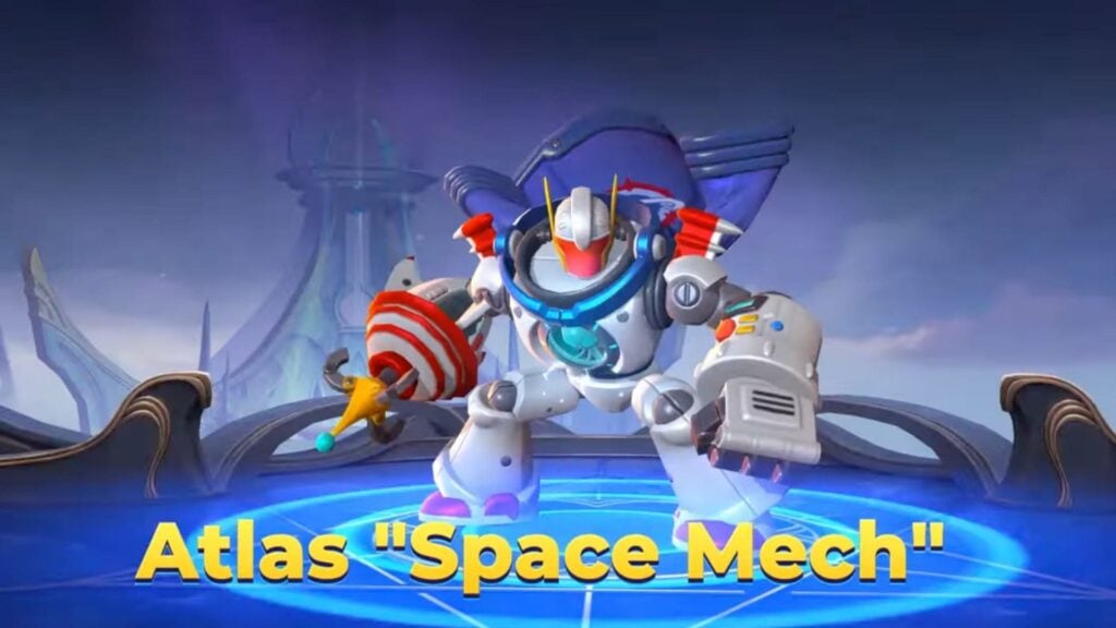 Modelo de personaje de piel Space Mech Atlas Starlight