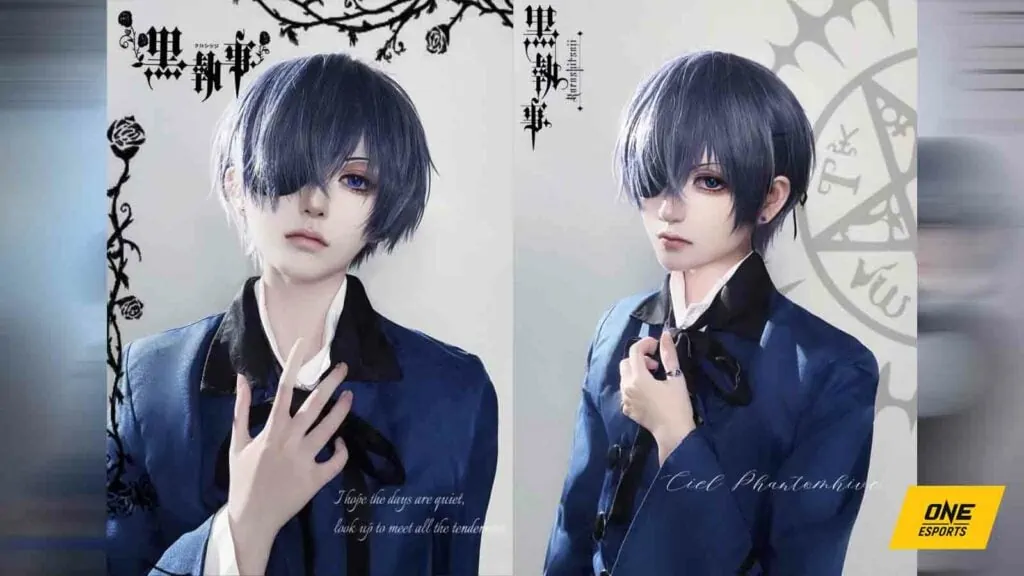 sebastian #blackbutler #cosplay #ciel #sebastian #bluering #animeseries  #manga #crunchyroll