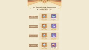 Treasures Along the Road - A Thank-You Gift Mail Login Rewards in 4.1