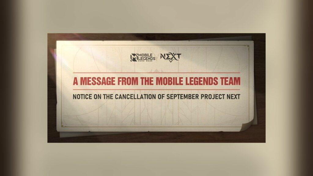 Mobile Legends: anuncio de la cancelación del Bang Bang Talent System
