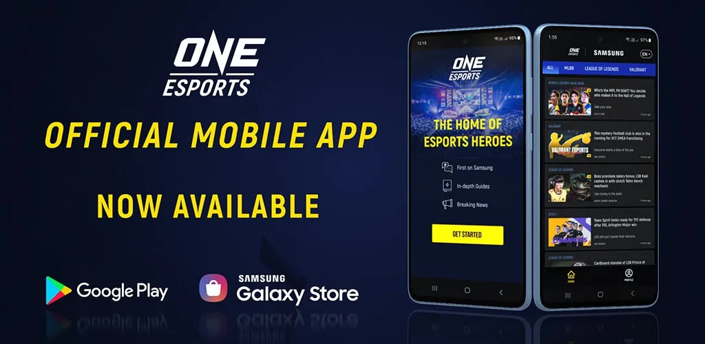 Aplicación ONE Esports Samsung