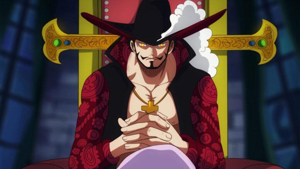 Ojos de halcón de One Piece