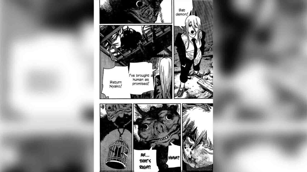 Who is Power in Chainsaw Man? Story, personality, and first appearance Power talking to the Bat Devil in the Chainsaw Man manga