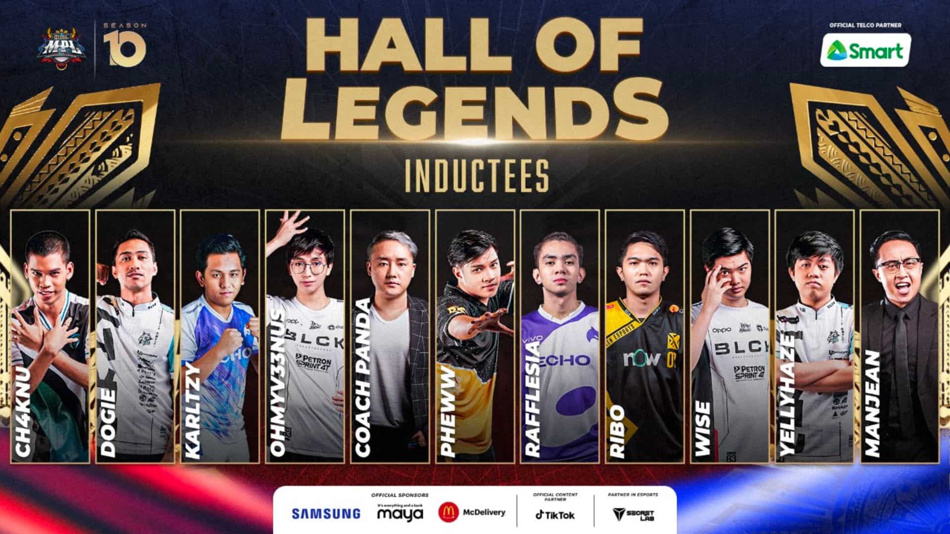 Full list of the MPL PH Season 10 Hall of Legends inductees | ONE Esports