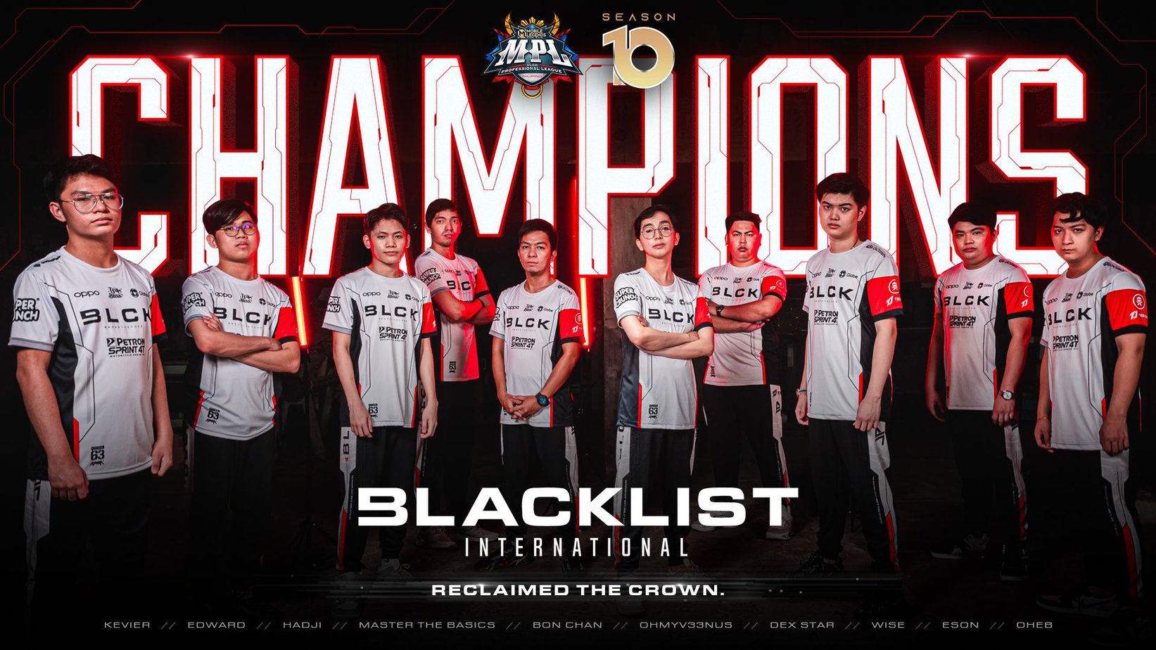 Blacklist International reclaim crown at MPL PH Season 10 | ONE Esports
