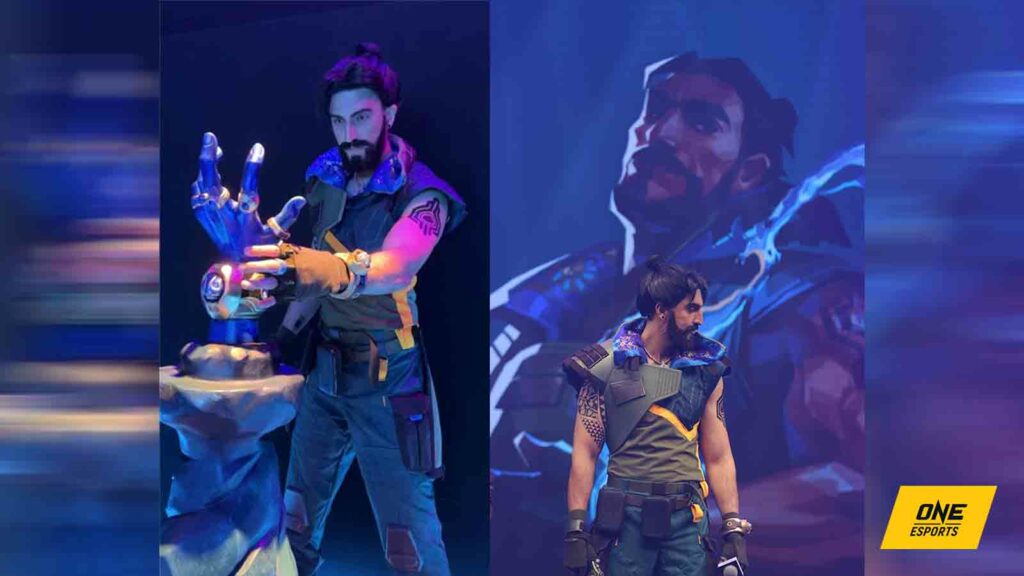 Dank Valorant Harbor cosplay by V3nom pulls us in deep as an anchor Valorant Harbor cosplay by V3nom at Riot Games launch event in India