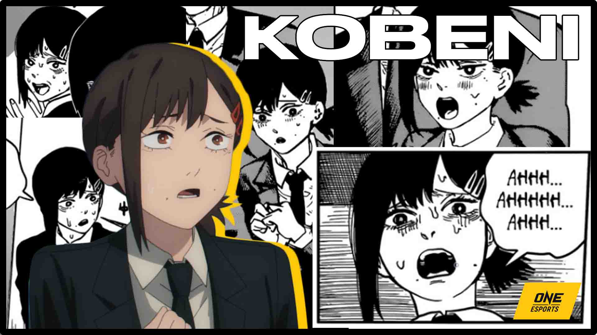 In the opening song of Chainsaw Man (2022) the character Kobeni is