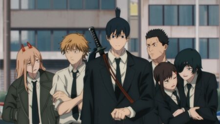 Aki and the squad in Chainsaw Man anime
