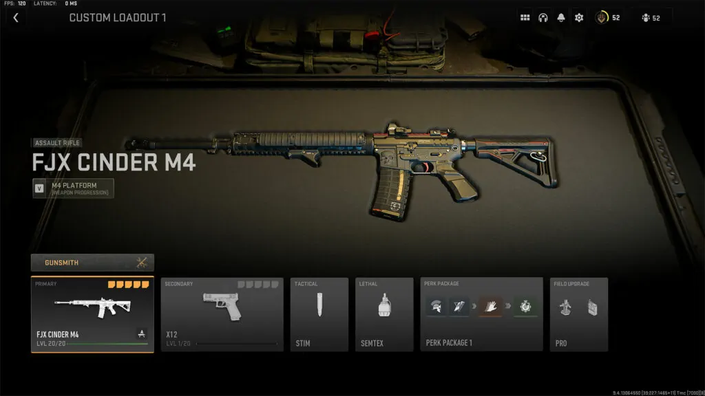Las mejores armas de Call of Duty Modern Warfare 2 M4