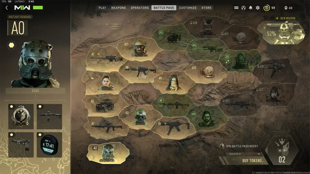Call of Duty Modern Warfare 2 Warzone 2.0 battle pass best items