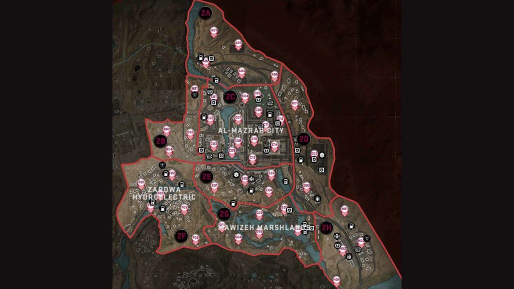 Warzone Map Guide All Locations And Pois In Al Mazrah One Esports
