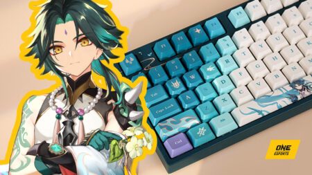 Xiao keyboard from Genshin Impact