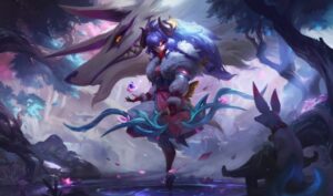 Spirit Blossom Kindred skin wallpaper