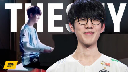 TheShy playing piano in ONE Esports featured image for interview