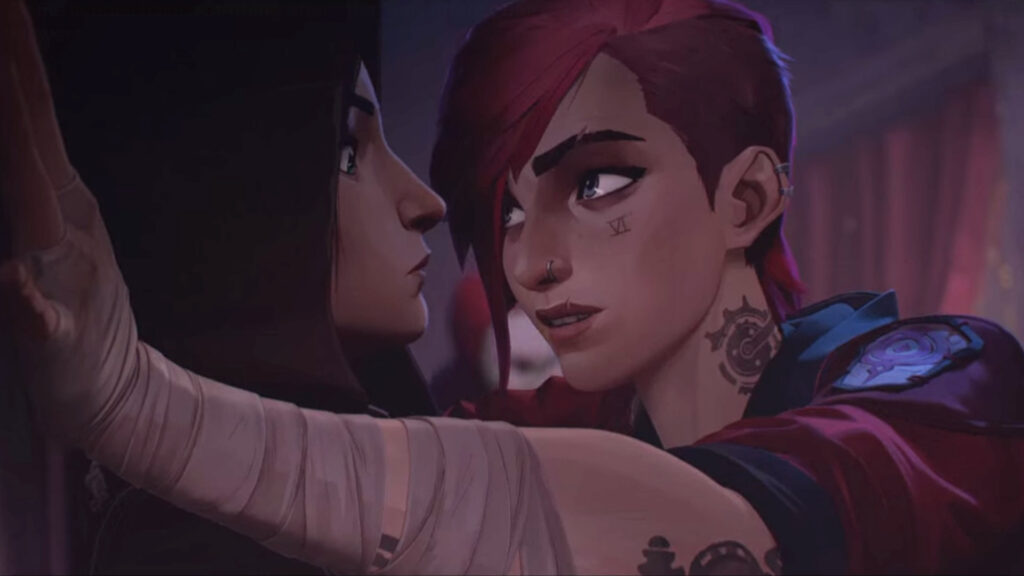 Caitlyn and Vi's relationship in Arcane -- full timeline, dating history Arcane's Vi and Caitlyn wallpaper
