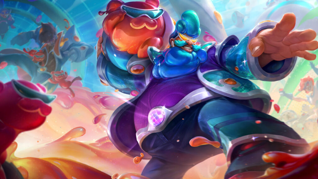 Space Groove Skins with Gragas from League of Legends