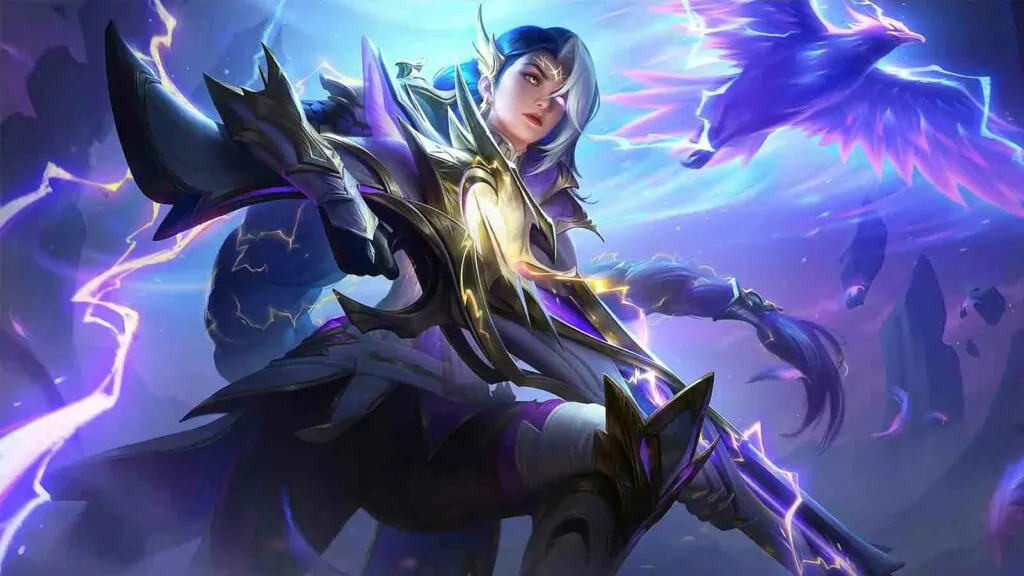 Hawk-eyed Sniper Lesley skin official wallpaper splashart