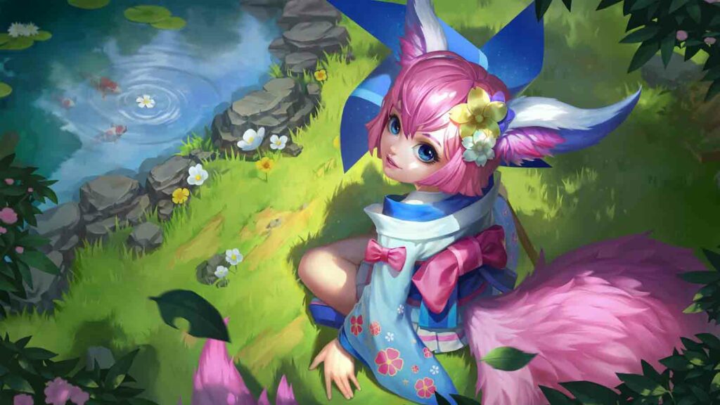 Fondo de pantalla oficial de Wind Fairy Nana Skin