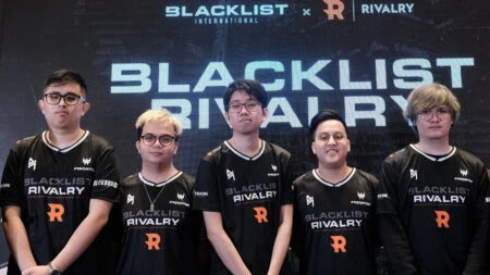 Blacklist Rivalry Dota 2 roster with TIMS, Raven, Kuku, Karl, and eyyou