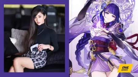 Alodia Gosiengfiao and Raiden Shogun character from Genshin Impact in ONE Esports featured image