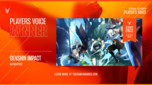 Genshin Impact at The Game Awards 2022: How to vote and all
