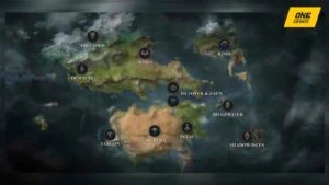 Runeterra map in League of Legends universe