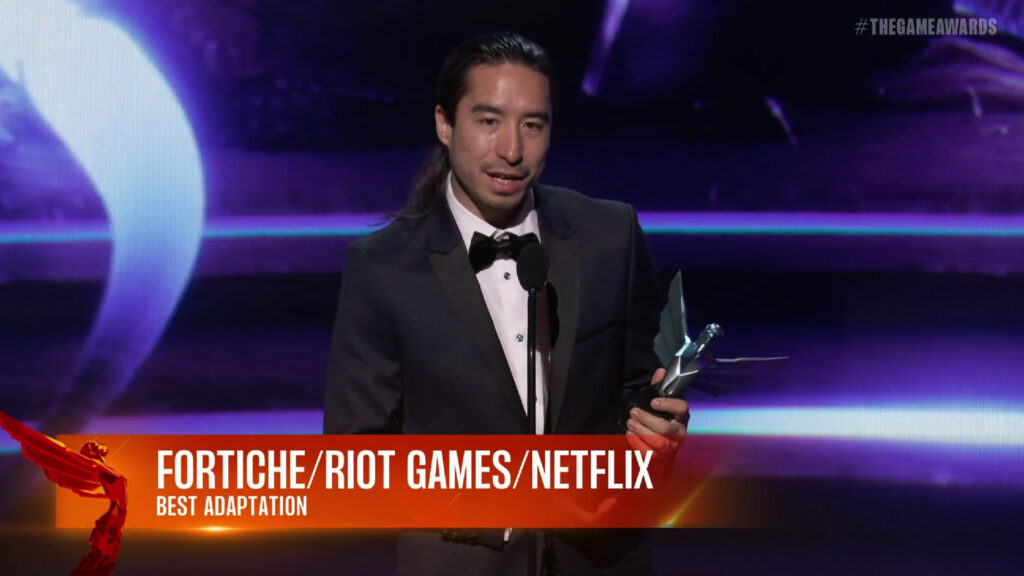 Arcane wins Best Adaptation at The Game Awards 2022