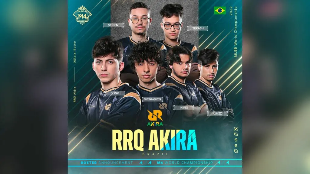 Representante del Campeonato del Mundo de M4 en Brasil, RRQ Akira