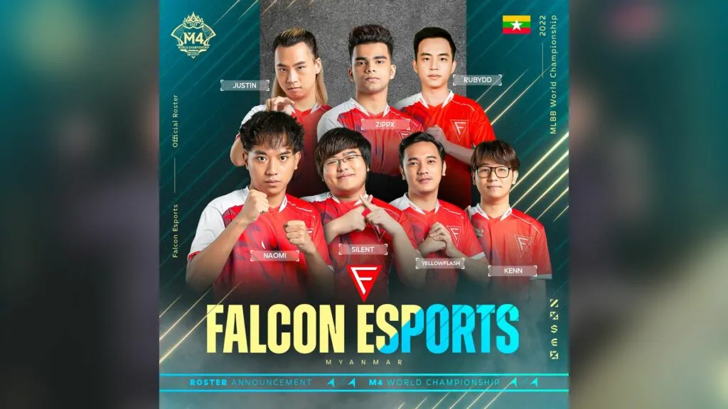 Representante de Myanmar del Campeonato Mundial M4, Falcon Esports