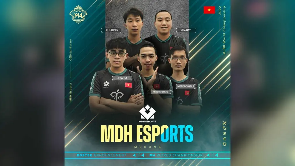 Representante de Vietnam en el Campeonato Mundial M4, MDH Esports