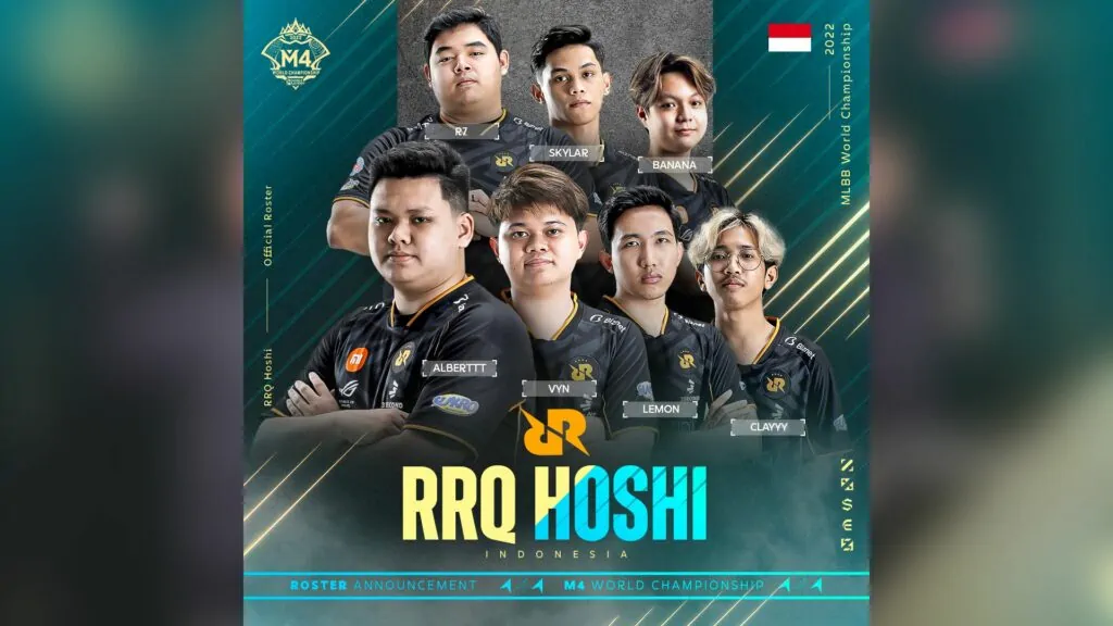 M4 World Championship Indonesia representative, RRQ Hoshi