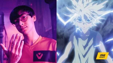Valorant pro player TenZ and Killua from Hunter X Hunter in ONE Esports featured image