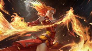 Dota 2 Lina Fiery Slayer wallpaper