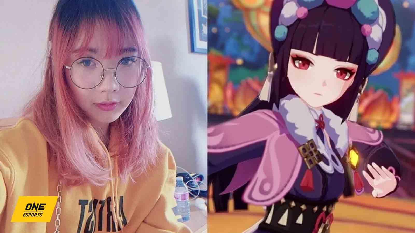 Sweet Sayu cosplay by Genshin Impact voice actor LilyPichu
